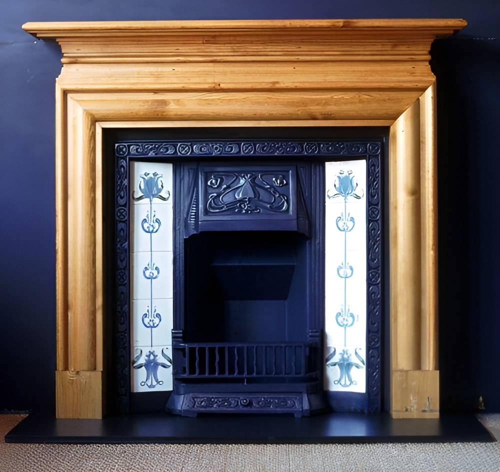 Wooden Bolection with shelf